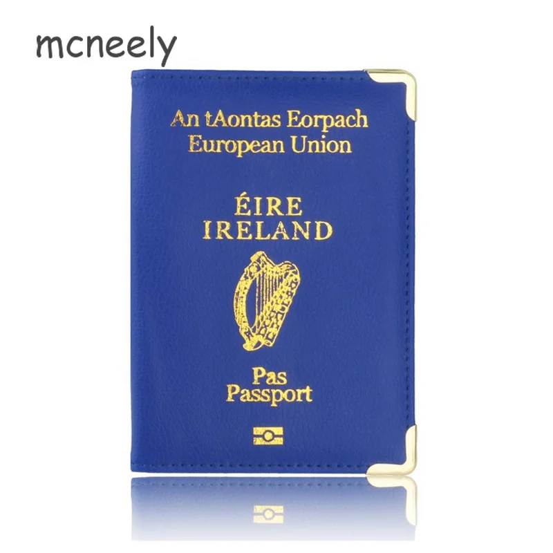 Модный чехол накладка для паспорта путешествий в Ireland кожаный визиток и