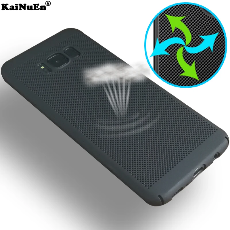 

KaiNuEn luxury ultra thin hard plastic radiating cases coque cover case for samsung galaxy s8 plus s 8 8plus phone rotective pc