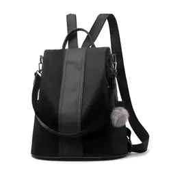 Однотонный женский рюкзак, противоугонные школьные сумки для девочек-подростков, рюкзак для книг, дорожные рюкзаки, высокое качество