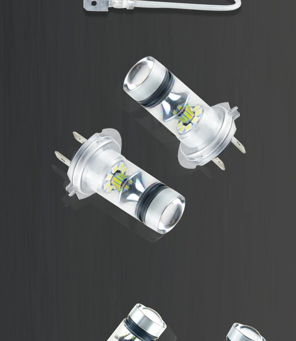 AcooSun H11 H8 LED Car Fog Lamp H1 H3 H10 9005 HB3 9006 HB4 PSX24W 12V 24V 1200Lm 4300K 6000K 8000K Auto Fog Light LED Voiture (13)