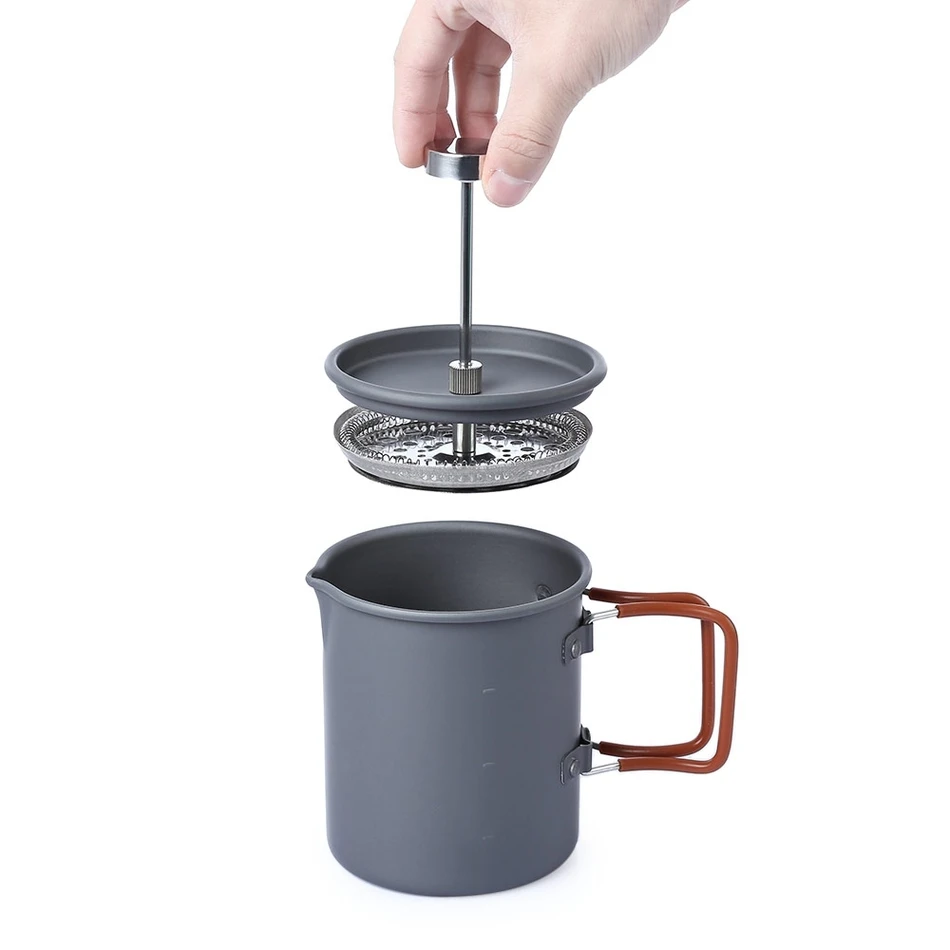 Alocs Cw K10 Outdoor Home French Press Pot Kit Hand Manual Coffee Bean Mill Grinder Alocs Cw K10 Outdoor Home French Press Pot Kit Hand Manual Coffee Bean Mill Grinder