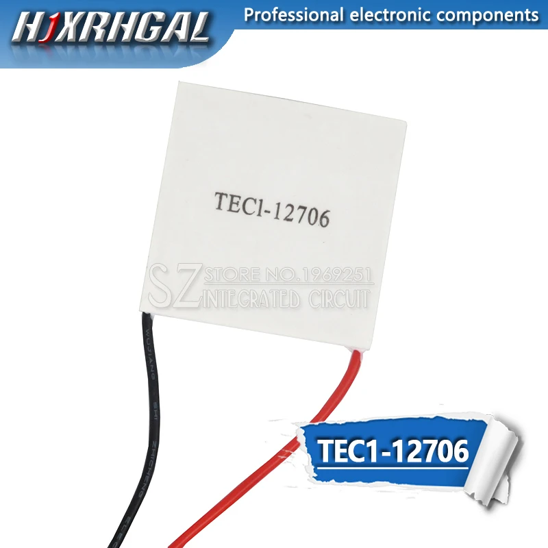 1 шт. TEC1-12705 Термоэлектрический охладитель Пельтье TEC1-12706 TEC1-12710 TEC1-12715 Пельтье Elemente модуль 40*40 мм 12709 12715 12712 - Цвет: TEC1-12706