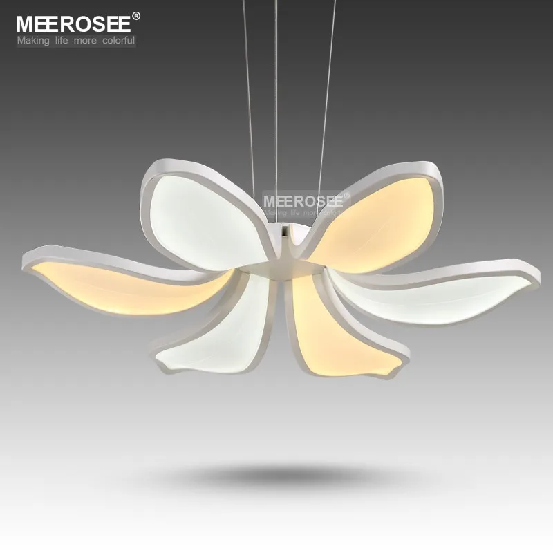 New Design LED Chandelier Light Flower Shape Acrylic Lamp For Living Room Dining Modern lamparas de techo | Лампы и освещение