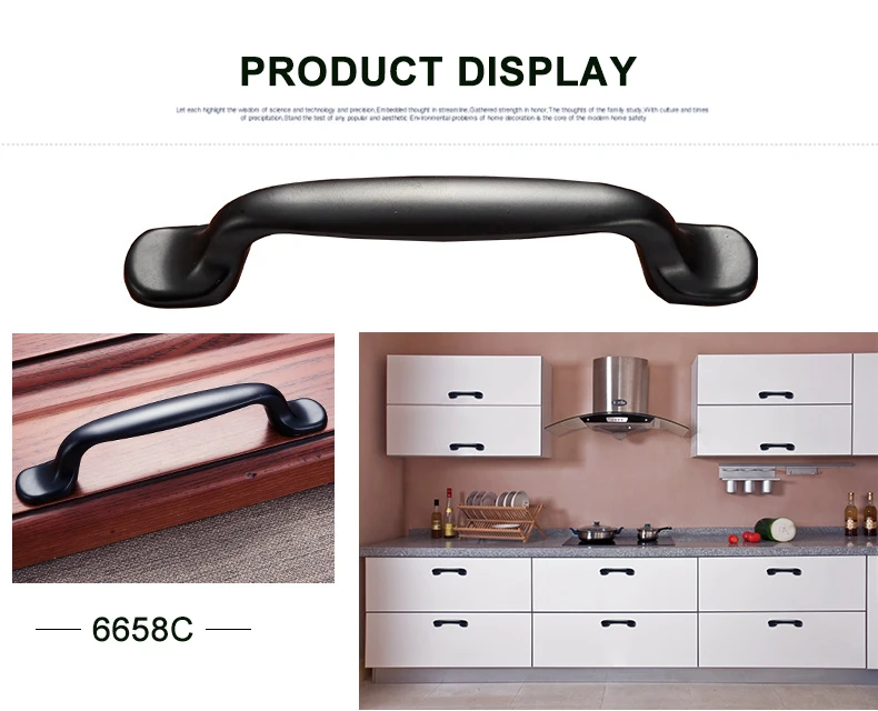 Aluminum Alloy Cabinet Handles Cupboard Pulls (4)