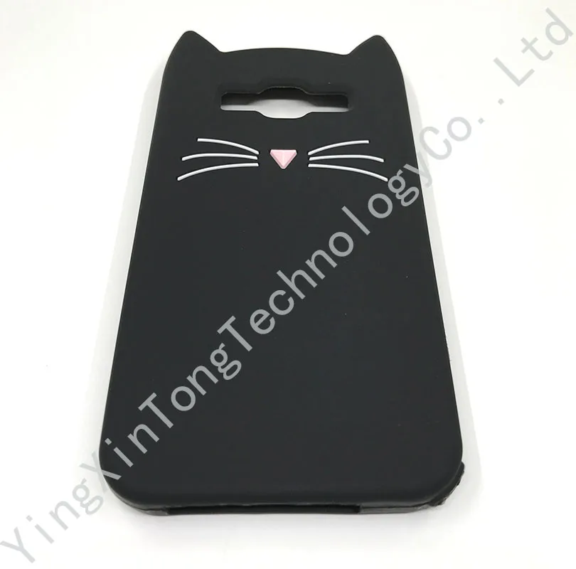 Ультратонкий Мягкий силиконовый чехол из ТПУ с котом для Samsung Galaxy J3 J5 J7 A3 A5 2016 2017