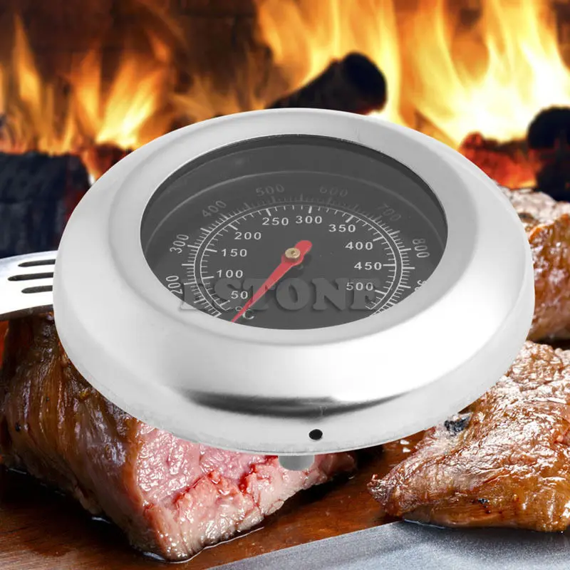 50500 degrees centigrade Display Thermometer Roast Barbecue BBQ Pit