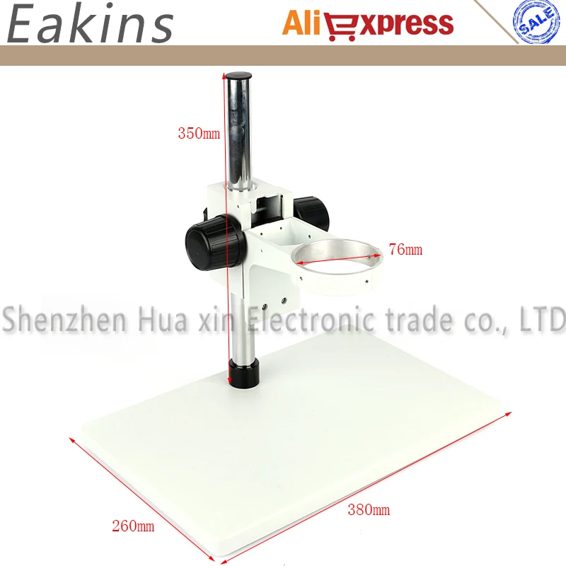  7~45X Zoom simul-focal Trinocular Stereo Microscope+Universal single arm rotating bracket+13MP HDMI
