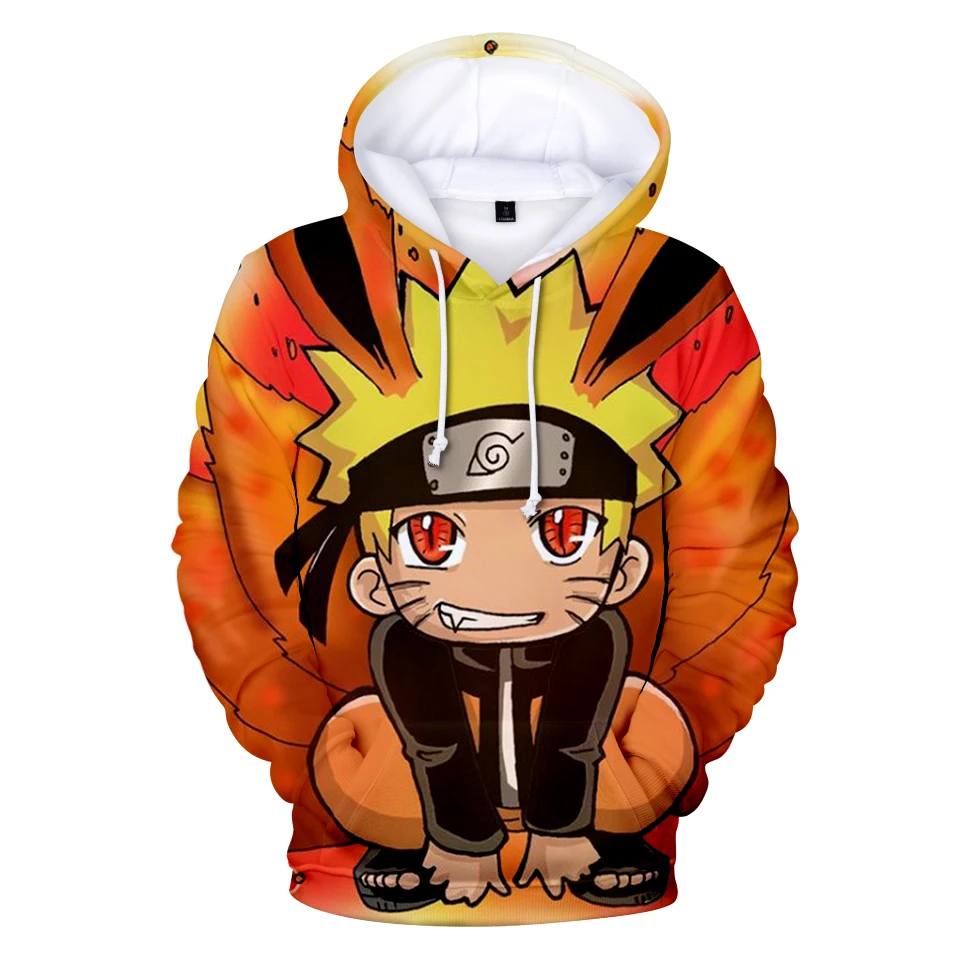 Childen NARUTO 3D Hoodies Boys/girls Hooded With Cap Sweatshirt Spring/Autumn Fashion 3D NARUTO Hoodis Tracksuits Pullover Tops