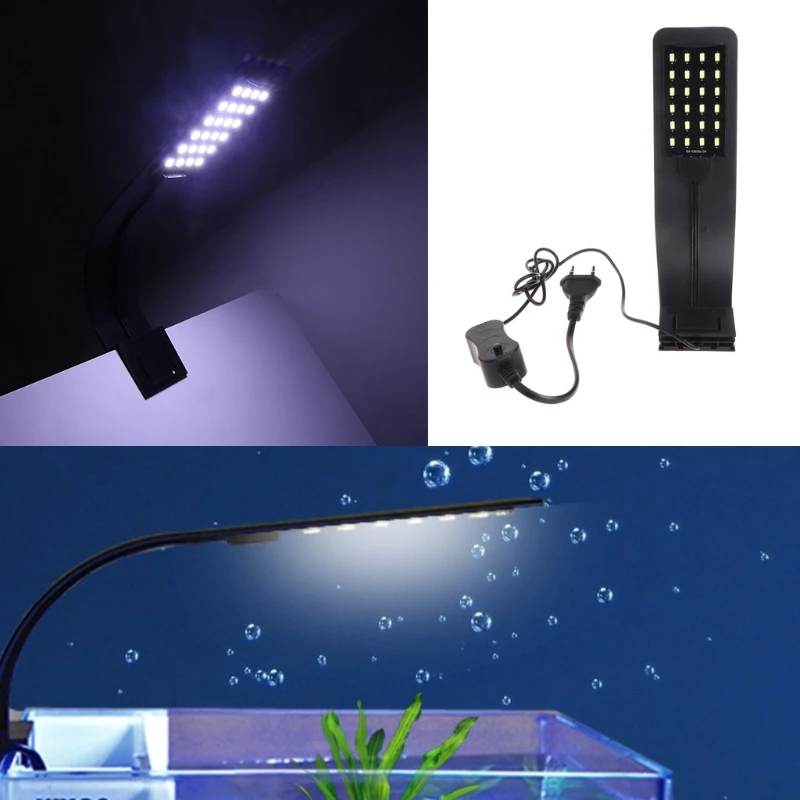 EU Plug Slim LED Aquarium plants Grow Light Fish Tank Aquatic Plant