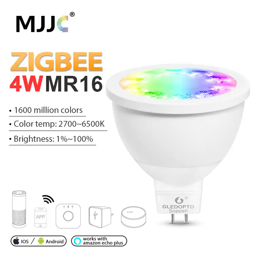 ZIGBEE MR16 LED Spotlight 4W RGBCCT LED 