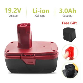 

1X 3000mAh 19.2V Craftsman 11375 Rechargeable Li-ion Battery:Craftsman C3 11374 11375 130285003 CRS1000 10126 11569 11585
