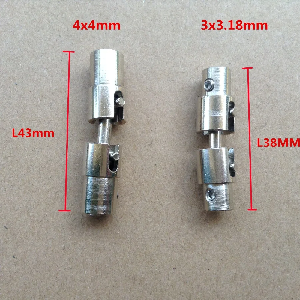 2 Pcs FT011/FT012 RC Boat Shaft Connector Stainless Steel Universal