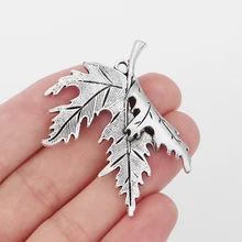 

5Pcs Pot Weed Leaf Maple Charms Pendants for DIY Necklace Jewelry Finding Making 44x54.5mm