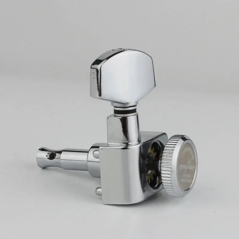 Cabeças da Máquina sem Parafusos Ajuste de Chave Guyker Travamento Pinos Afinadores Cromados 6r - 6l - Image 5