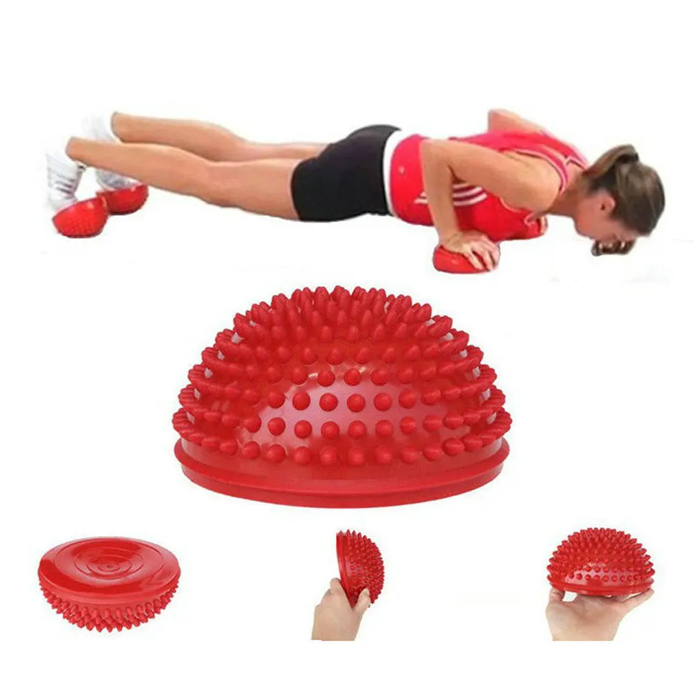 Half Yoga Ball Massage Mat Yoga Fitness Ball Trigger Point Half Ball