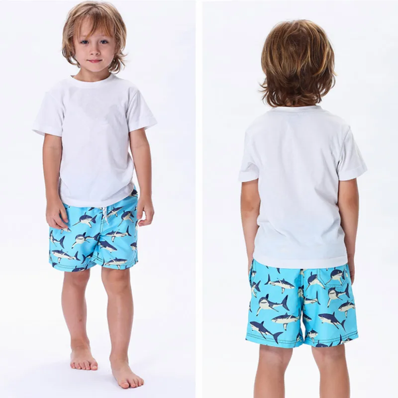 THIKIN/купальные плавки для маленьких мальчиков с рисунком аниме «Жемчуг дракона», купальный костюм «Супер Саян Z», детские шорты для плавания, пляжная одежда для малышей