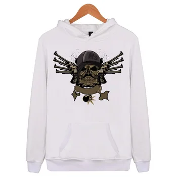 

Warface Skull Hoodies Men Casual Prrinted Sweatshirt Long Sleeve Pullover Autumn Winter Hoody Q6021