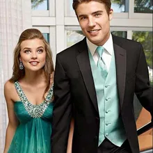 Новое поступление, изготовленный на заказ Белый Жених мужские костюмы для смокингов с небесно-голубым жилетом, на заказ белый смокинг, индивидуальные мужские костюмы с отворотом