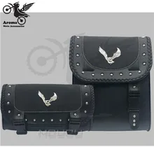 eagle Badge Emblem tail tool motorbike side bag universal motorcycle saddle bags for honda suzuki yamaha harley moto luggage bag
