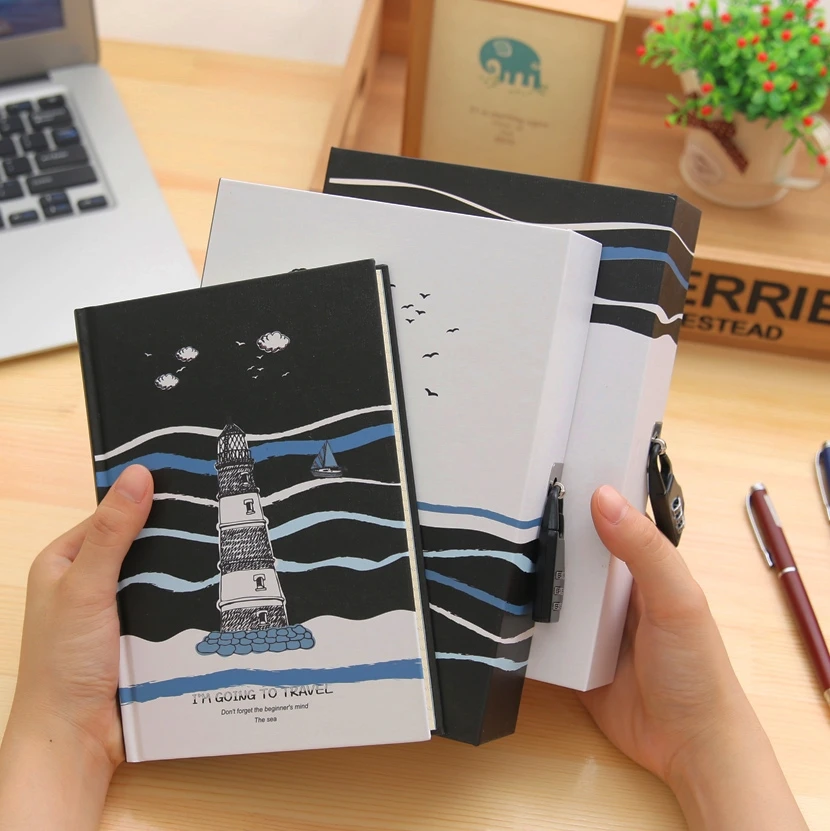 Mariyana Diary Notebook Hardcover Notepad Sticky Notes Kawaii