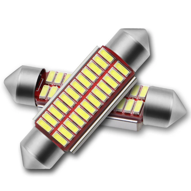 Гирлянда 31 мм 36 мм 39 мм 42 мм Светодиодная лампа C5W C10W супер яркая 4014 SMD Canbus безотказная Автомобильная интерьерная лампа Doom для стайлинга автомобилей