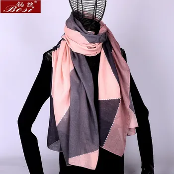 

Cotton winter women scarf shawls poncho fashion tartan poncho sjaal oversize luxury brand long scarfs chale schal hijab scarves