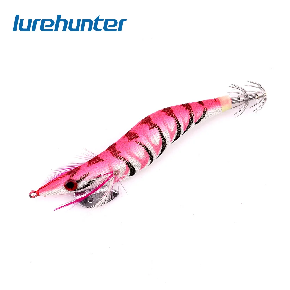 1PCS 14g/11.5cm Luminous Squid Jig Fishing Wood Shrimp Lure Squid Cuttlefish Jigs Lures Spinnerbait Wood Shrimp with 3.0# Hook 1PCS 14g/11.5cm Luminous Squid Jig Fishing Wood Shrimp Lure Squid Cuttlefish Jigs Lures Spinnerbait Wood Shrimp with 3.0# Hook