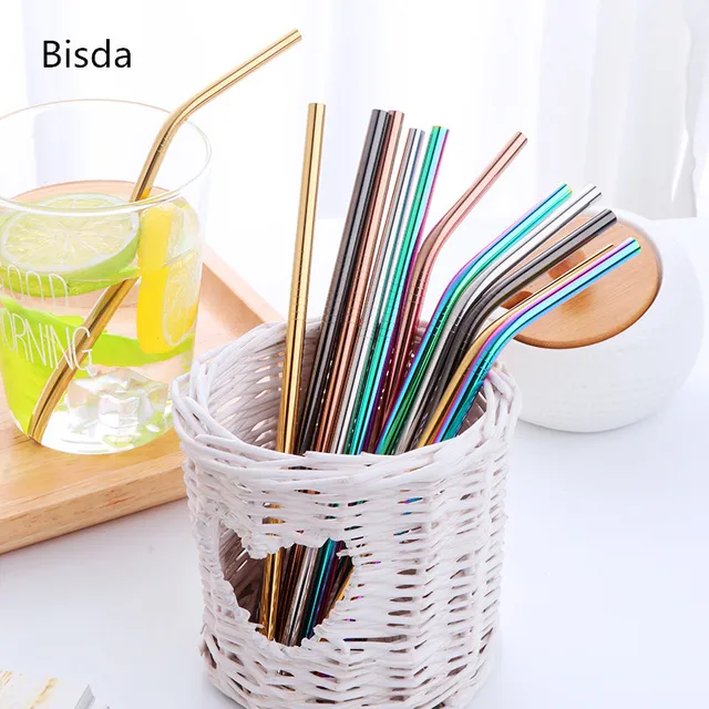 18cm Short Drinking Straw For Kids Stainless Steel Straw Reusable