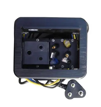 شراءصندوق توصيل طاولة المؤتمر SA مخرج طاقة التيار المتناوب و HDMIx2/USBx1/RJ45x2/3.5mmx1 كابلات مقبس طاولة/مقبس ضابط