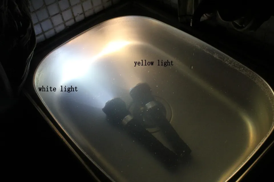 Дайвинг вспышка светильник фонарь XM-T6 светодиодный светильник водонепроницаемый 18650 перезаряжаемый аккумулятор Белый Желтый светильник для подводного ныряльщика светильник ing