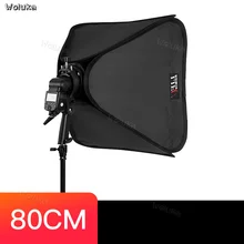 80x80 см 31," x 31,5" складной портативный софтбокс Speedlite студия стробоскоп вспышка фото отражательный Софтбокс диффузор CD50 T01Y