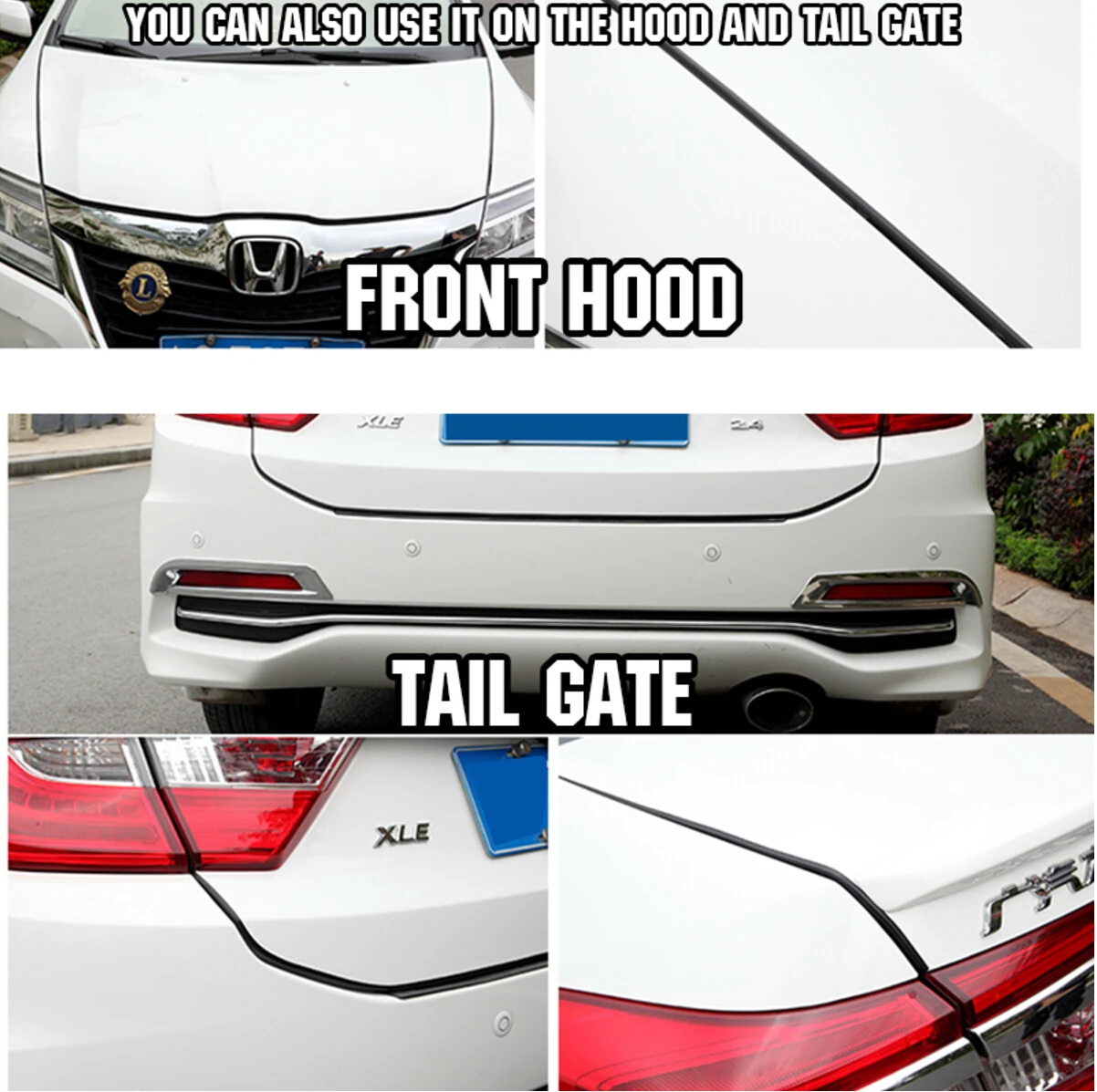 Наклеиваемая защитная полоса от царапин для Volkswagen VW Golf 4 6 7 GTI Tiguan Passat B5 B6 B7
