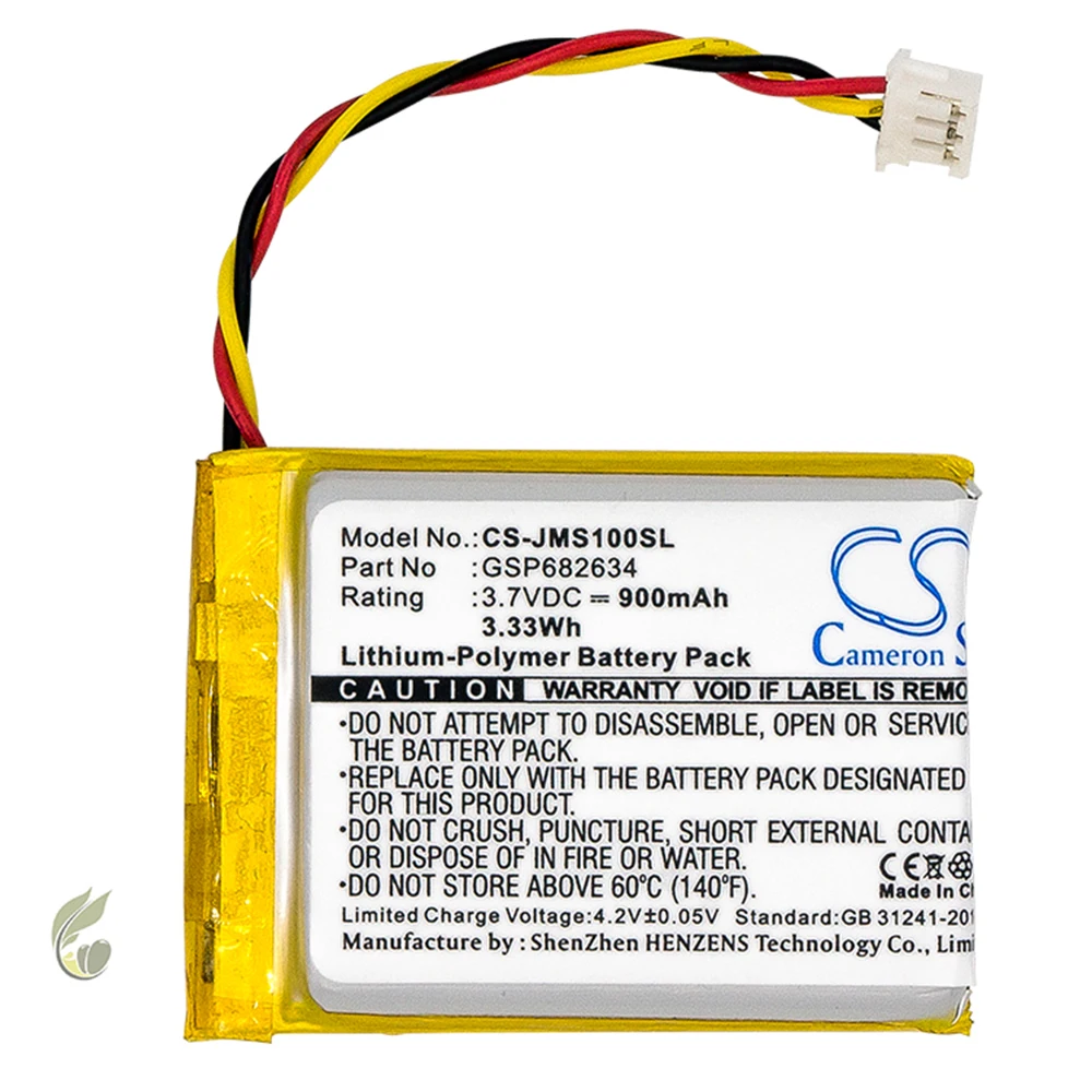 

OLIVE LEAF Cameronino high-quality replace Battery/spare Battery for JBL Go Smart | 900mAh 3.33Wh, GSP682634
