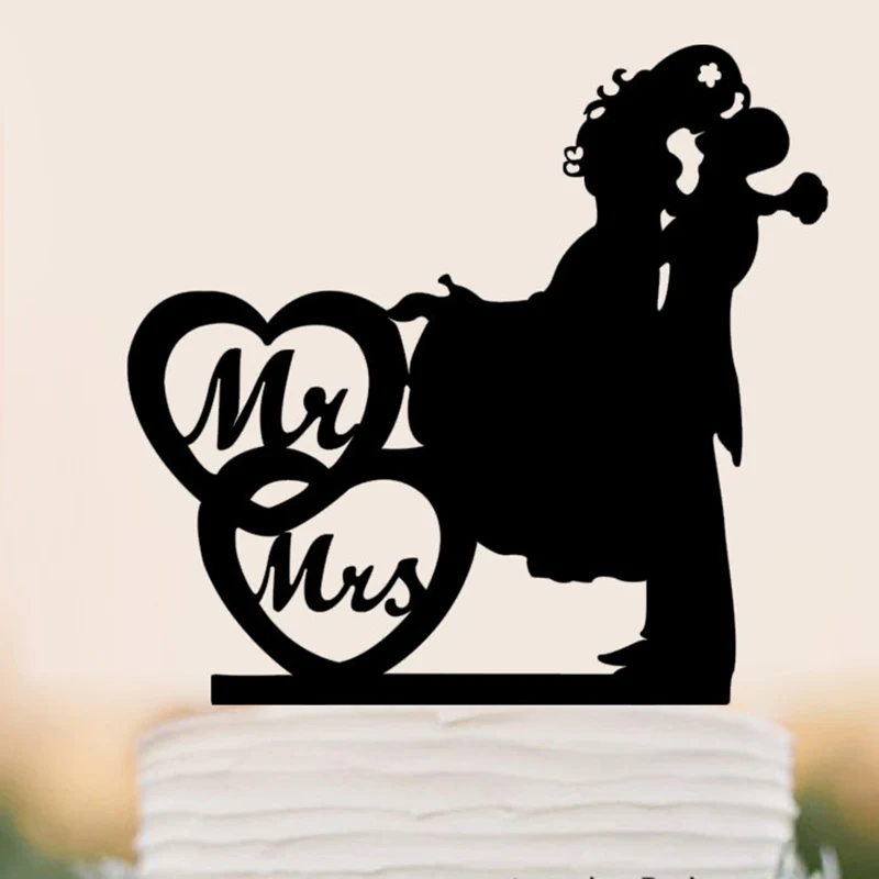 Новинка Mr Mrs Свадебный акриловый Топпер для торта для невесты и жениха, топпер для кексов для свадьбы, помолвки, праздничное украшение торта, принадлежности