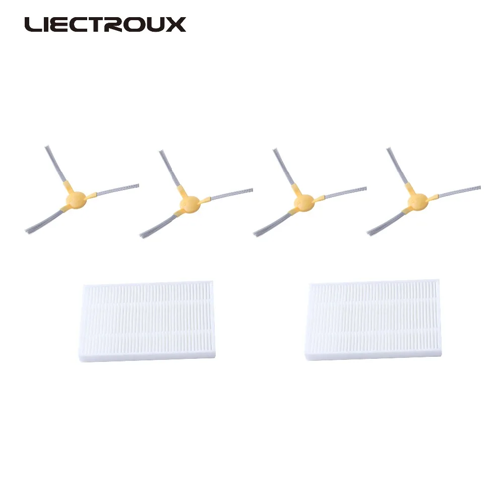 (For C30B) Spare Parts Pack for LIECTROUX Vacuum Cleaning Robot, Including Side Brush x 4pcs + HEPA Filter x 2pcs (For C30B) Spare Parts Pack for LIECTROUX Vacuum Cleaning Robot, Including Side Brush x 4pcs + HEPA Filter x 2pcs