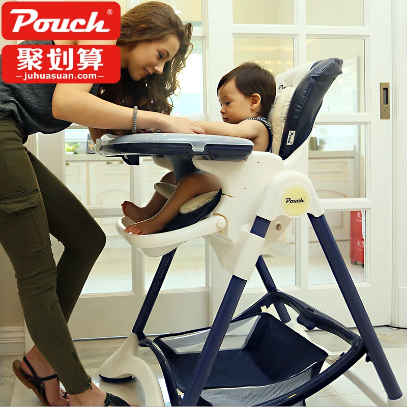 Pouch fashion baby dining chair child multifunctional baby dining chair portable folding tables and chairs seat