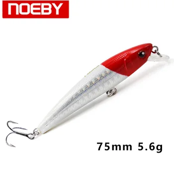 

NOEBY Minnow Fishing Plastic Lure Wobbler Floating Hard Baits Swimbaits Artificial Lure 75mm 5.6g Fishing Gear NBL9120