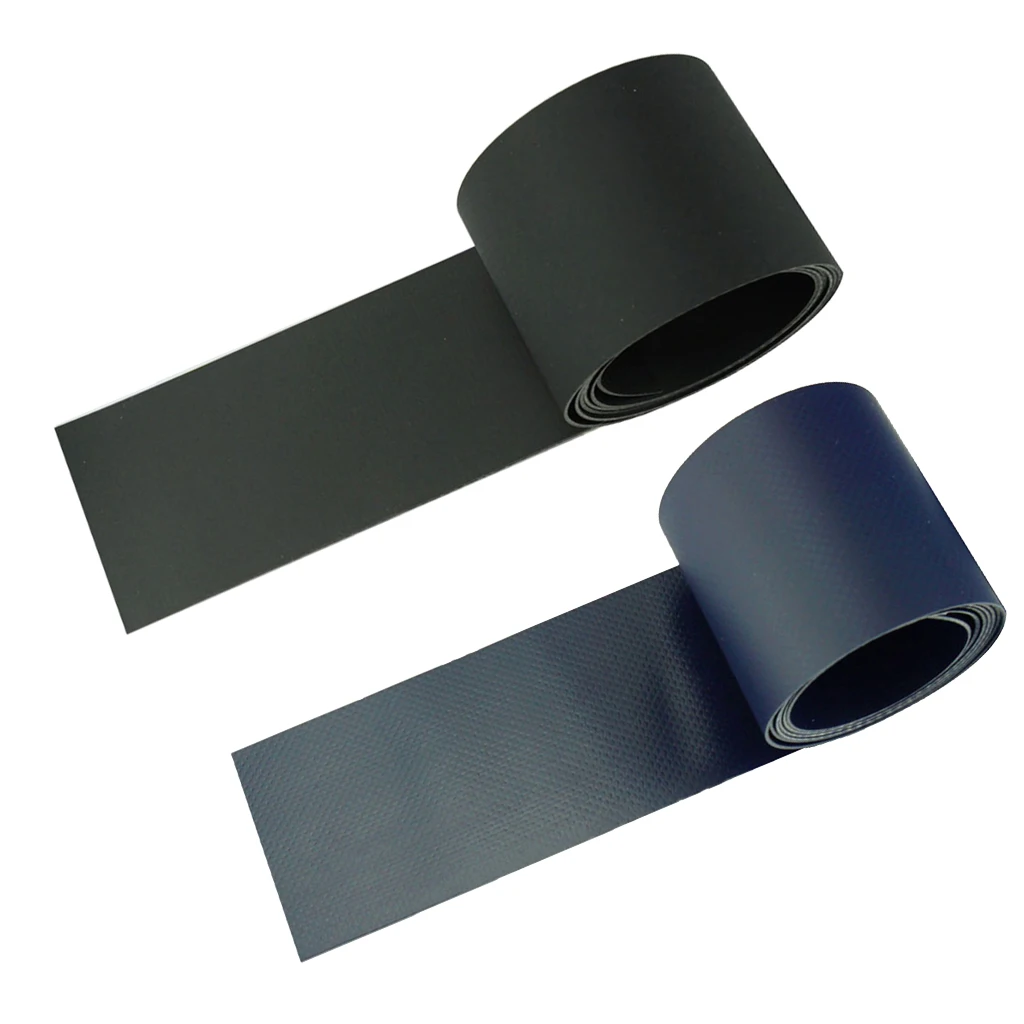 Perfeclan 2pcs Heavy Duty PVC Repair Patch Kit 5cmx100cm Mending Patches Set for Inflatables Boat Raft Kayak Canoe Accessories