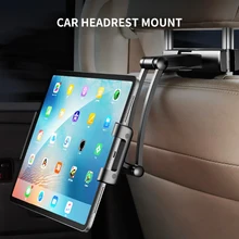 Регулируемый автомобильный держатель для планшета, подставка на заднее сиденье для Ipad Air Pro Mini 5-11 '360, вращающийся кронштейн на заднее сиденье, автомобильный держатель для рук, ПК