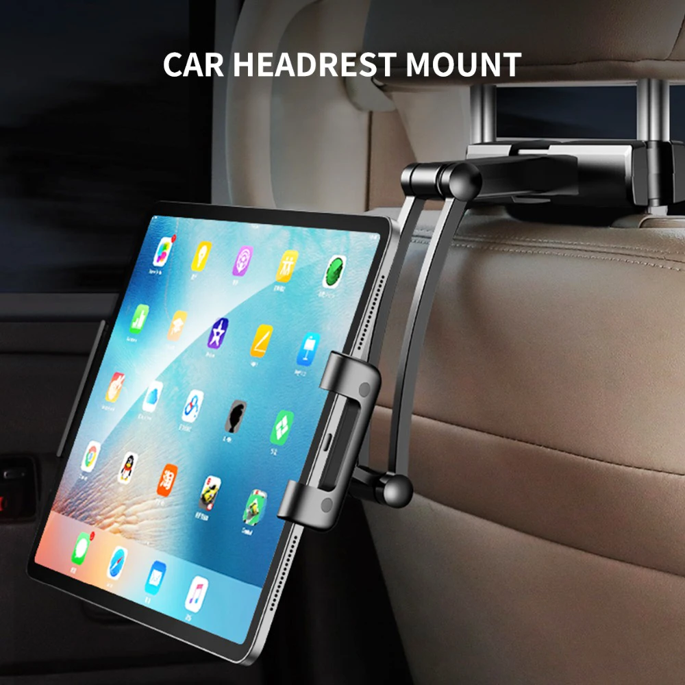 

Adjust Tablet Car Holder Back Seat Stand for Ipad Air Pro Mini 5-11' 360 Rotation Bracket Back Seat Car Mount Handrest PC