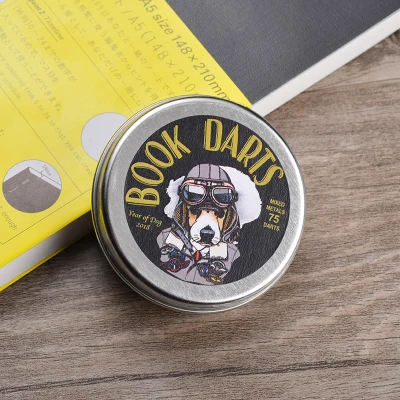 Высокое качество dogboxdesign Tins 75 шт./компл. Закладка книги, metel feel для чтения книжных маркеров 3 цвета металлические закладки - Цвет: 2