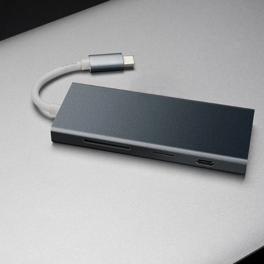 Arealer USB HUB 7-in-1 универсальный usb type C Hub 3 USB 3,0 порта с доставкой питания 4 к выход высокой четкости Порт