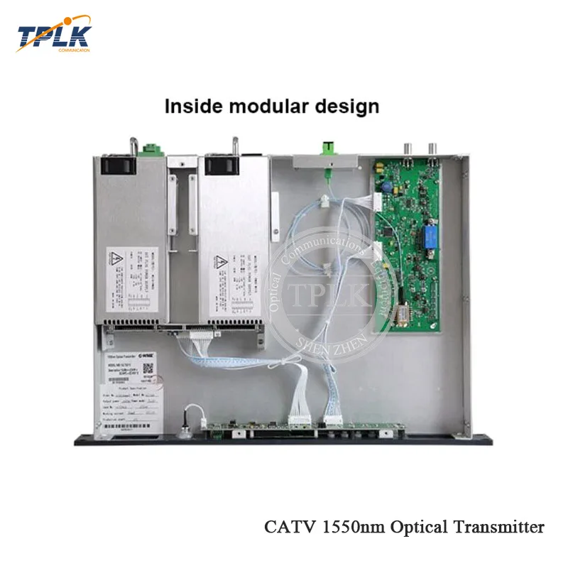 Оригинальная Лучшая цена CATV 1550nm оптический передатчик, 2 МВт и 10 мВт для варианта, прямой светильник модуляции интенсивности SC/APC разъем