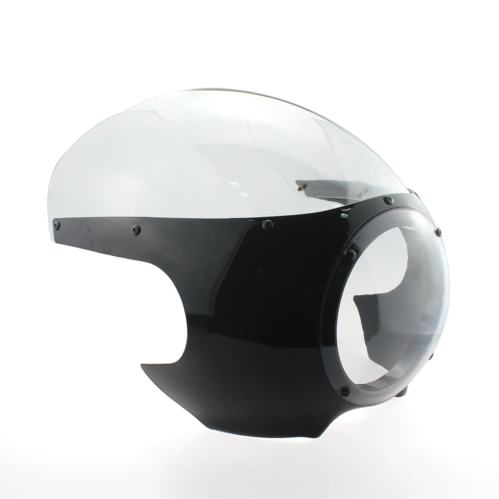 RUOCH для Harley Sportster Cafe Racer фара обтекатель лобового стекла 883 1200 5 3/4 &quotвырезанные