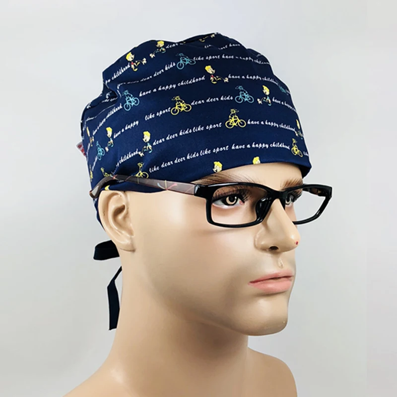 sanxiaxin Medical Scrub Surgical Nurse Cap New Pet Doctor Hat Hospital Doctor Surgery Hat Dentist Veterinary Medical Accessories - Цвет: hat