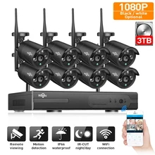 CCTV System 1080P 8ch HD Wireless NVR kit 3TB HDD Free Outdoor IR Night Vision IP Wifi Camera Security System Surveillance CCTV System 1080P 8ch HD Wireless NVR kit 3TB HDD Free Outdoor IR Night Vision IP Wifi Camera Security System Surveillance