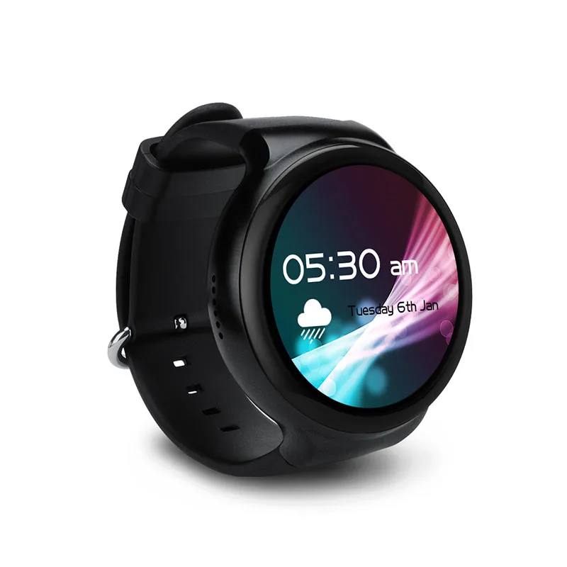 Время владельца TW2 Смарт-часы Android 5,1 OS 1G ram 16 rom gps навигация приложение установка сердечного ритма Bluetooth часы 3g wifi умные часы - Цвет: Черный