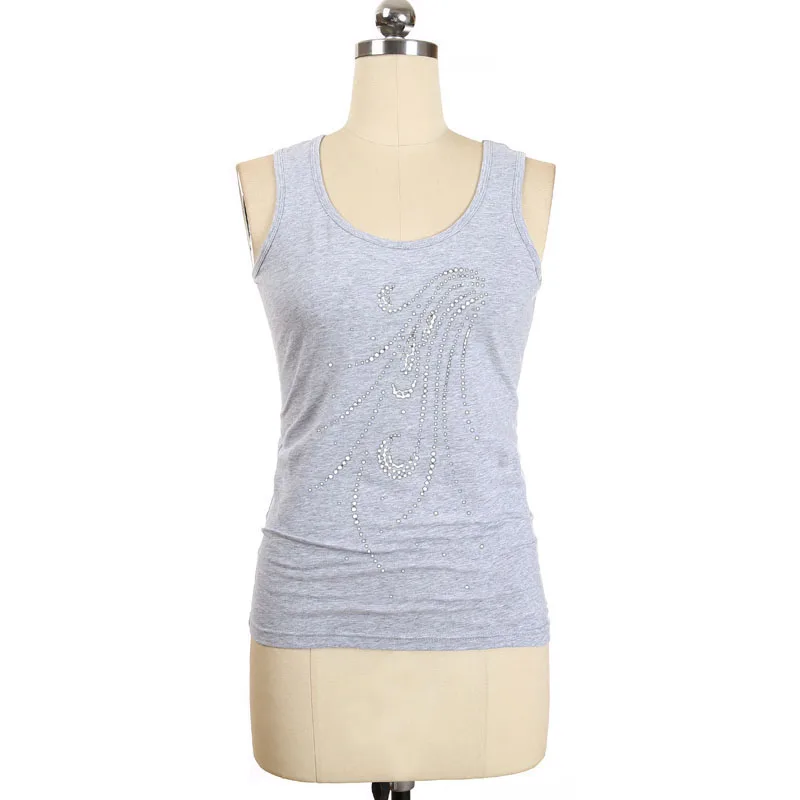 BLINGSTORY كبير حجم تي شيرت المرأة عارضة القطن الصيف قمم الماس الأبيض المحملة قميص فام أكمام Camisetas موهير LP5229060