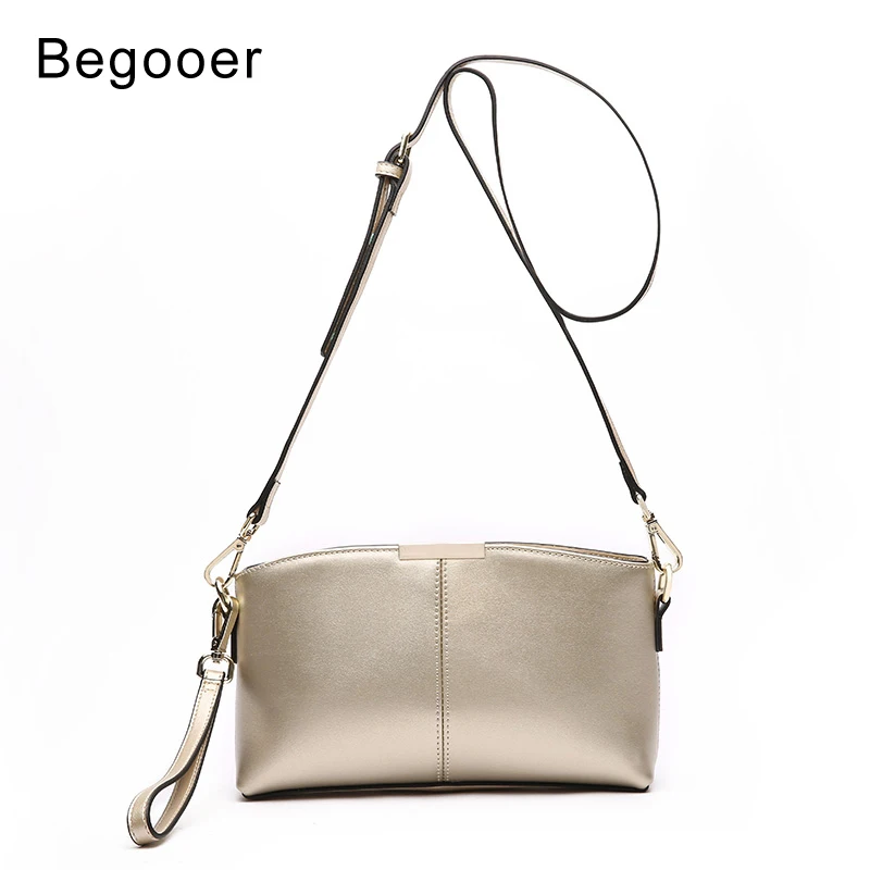 

Begooer Genuine Leather Women Crossbody Bag Small Messenger Shoulder Bags Female Designer Brand Evening Bag Ladies Cluth Bags