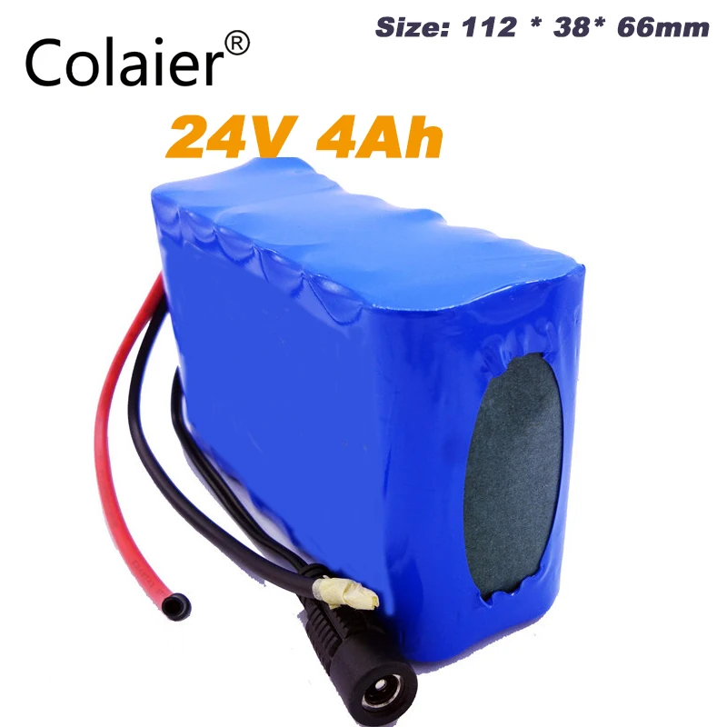 Colaier 24V 4000 18650 аккумулятор 25,2 V 4000mAh аккумуляторная батарея мини портативное зарядное устройство для светодиодный/лампы/камеры